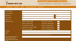 Desktop Screenshot of miminorentcar.com